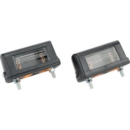 Set lampe număr de înmatriculare, stânga și dreapta