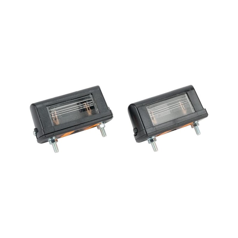 Set lampe număr de înmatriculare, stânga și dreapta