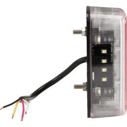 Lumină spate LED, 1W, pătrată, 12V, 106x35x98mm, 18 LED-uri