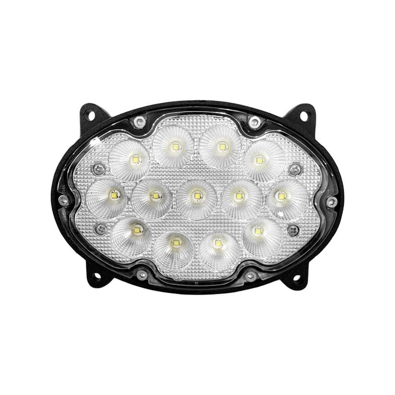 Lampă de lucru LED, 39W, 3500lm, ovală, 10/30V, 138x93x69mm, proiector rază largă, 13 LED-uri, Kramp