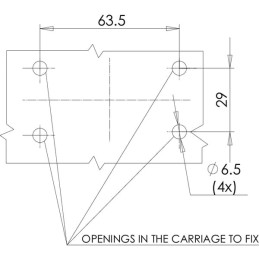 Lampă gabarit LED dreapta 12-24V 190x164x48,6mm Kramp