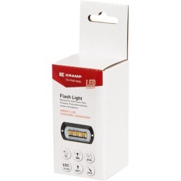 Lampă de avertizare LED galbenă 3 LED-uri Kramp