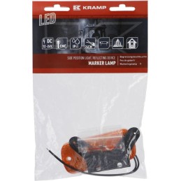 Lampă gabarit LED dreptunghiulară 12/24V 105,4x45x11,8mm Kramp
