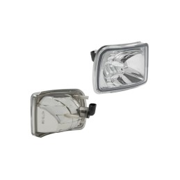 Lumină de lucru halogen colț, dreapta, 12V, 50W, pătrată, albă, 123x115x121mm, mufă PGJ13, Wesem