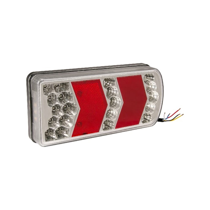 Stop spate LH LED, rectangular, 12-24V, 228x106x40mm