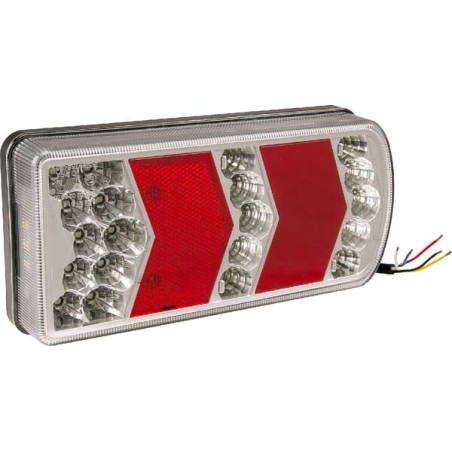 Stop spate LH LED, rectangular, 12-24V, 228x106x40mm
