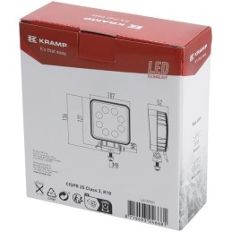Lampă de lucru LED, 24W, 2000lm