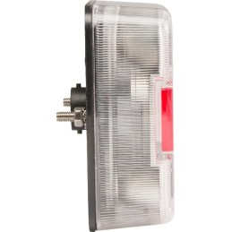 Lampă spate LED 1W pătrată 12V 5 pini 106x100x98mm 18 LED-uri