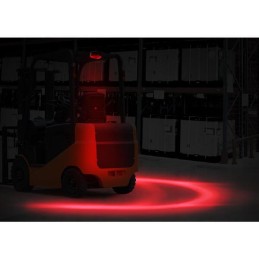 Lampă de siguranță 20W RED ARC LINE