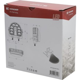 Lampă de siguranță 20W RED ARC LINE