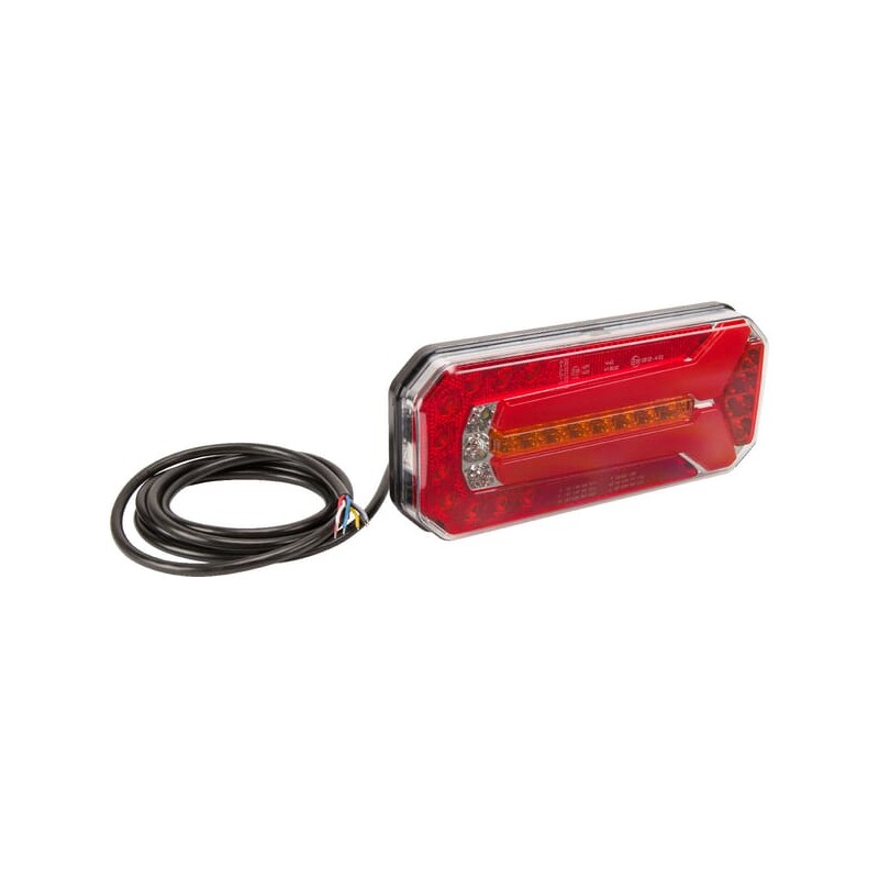 Lampă spate multifuncțională LED dreptunghiulară 12-24V 236x104x61,5mm Kramp