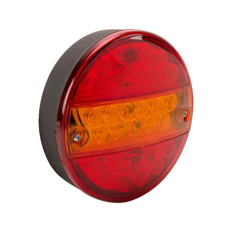 Lampă spate multifuncțională LED rotundă 12-24V diametru 142mm 5 poli Kramp