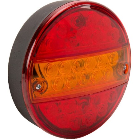 Lampă spate multifuncțională LED rotundă 12-24V diametru 142mm 5 poli Kramp