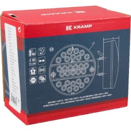 Lampă spate multifuncțională LED rotundă 12-24V diametru 142mm 5 poli Kramp