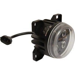 Lampă de lucru LED, 40W, 4000lm, rotund, 10/30V, Ø 90mm, mufă H11/Deutsch, 4 LED-uri