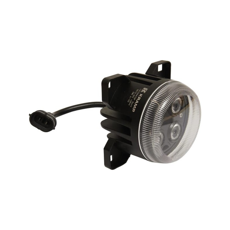 Lampă de lucru LED, 40W, 4000lm, rotund, 10/30V, Ø 90mm, mufă H11/Deutsch, 4 LED-uri