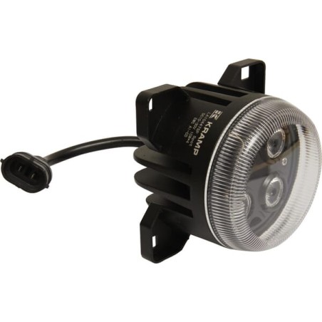 Lampă de lucru LED, 40W, 4000lm, rotund, 10/30V, Ø 90mm, mufă H11/Deutsch, 4 LED-uri