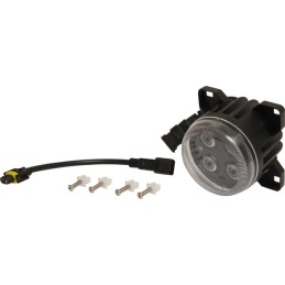 Lampă de lucru LED, 40W, 4000lm, rotund, 10/30V, Ø 90mm, mufă H11/Deutsch, 4 LED-uri