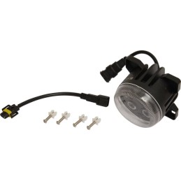Lampă de lucru LED, 40W, 4000lm, rotund, 10/30V, Ø 90mm, mufă H11/Deutsch, 4 LED-uri