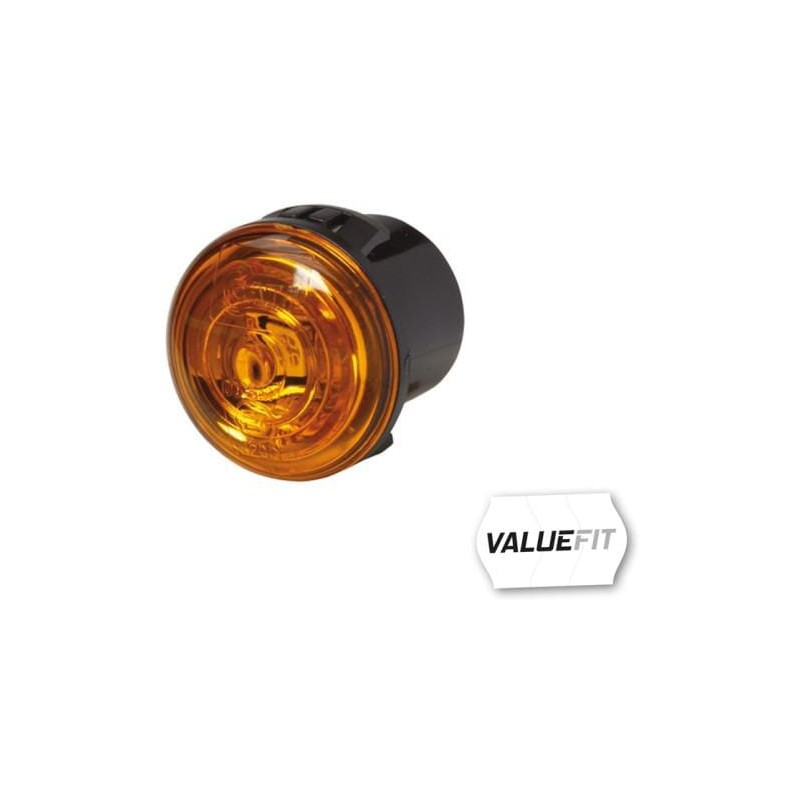 Lumină de poziție LED, rotundă, 9/33V, chihlimbar, prindere cu șurub, 30x29.8x30mm, 1 LED, Hella ValueFit