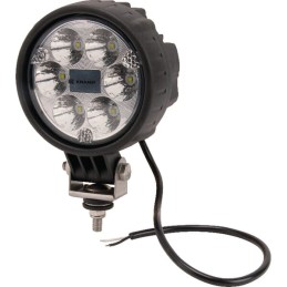 Lampă de lucru LED 29W 2500lm rotundă 10/30V diametru 117mm tip spot 6 LED-uri Kramp