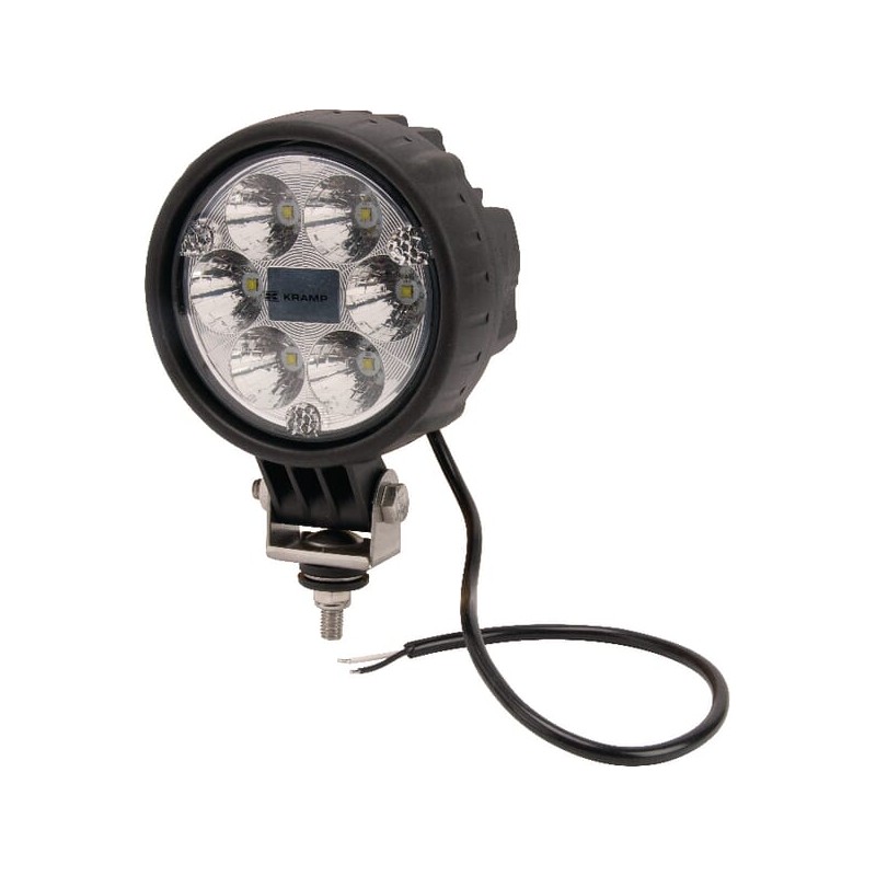 Lampă de lucru LED 29W 2500lm rotundă 10/30V diametru 117mm tip spot 6 LED-uri Kramp