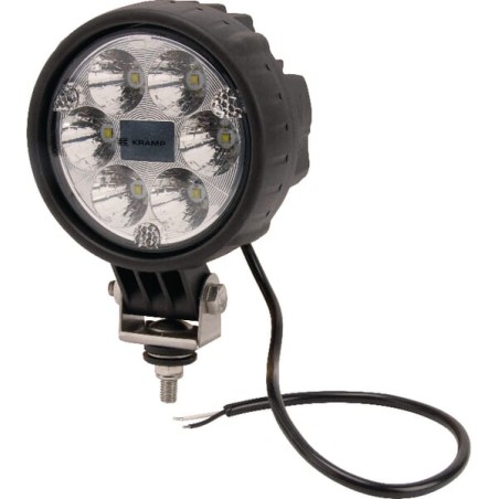 Lampă de lucru LED 29W 2500lm rotundă 10/30V diametru 117mm tip spot 6 LED-uri Kramp