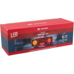 Lampă spate multifuncțională LED stânga dreptunghiulară 12-24V 287,5x100,5x65mm Kramp
