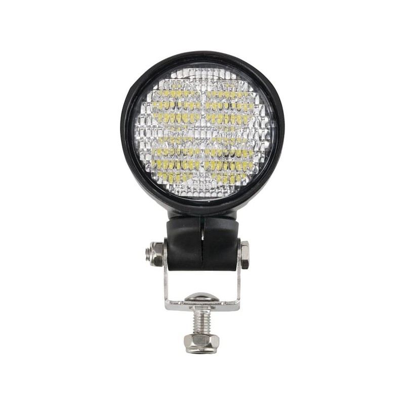 Lampă de lucru LED 40W 4000lm rotundă albă 10/30V 84x126x71,8mm mufă Deutsch 4 LED-uri 360° Kramp
