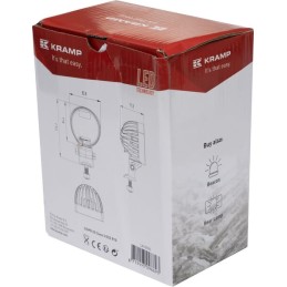 Lampă de lucru LED 40W 4000lm rotundă albă 10/30V 84x126x71,8mm mufă Deutsch 4 LED-uri 360° Kramp