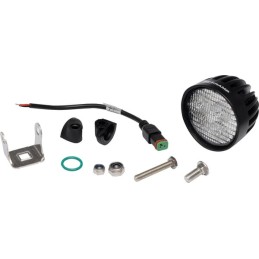 Lampă de lucru LED 40W 4000lm rotundă albă 10/30V 84x126x71,8mm mufă Deutsch 4 LED-uri 360° Kramp