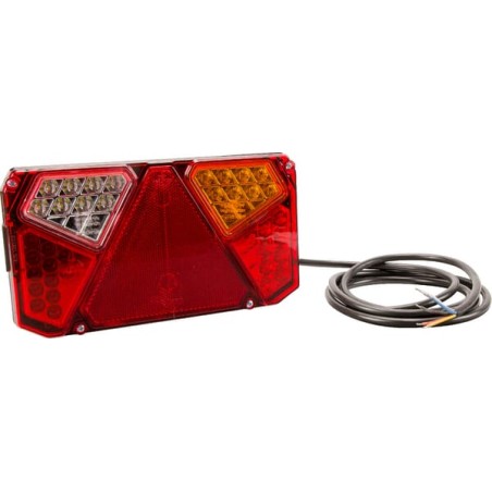Lampă spate multifuncțională LED dreapta dreptunghiulară 12-24V 242x134x36,5mm Kramp