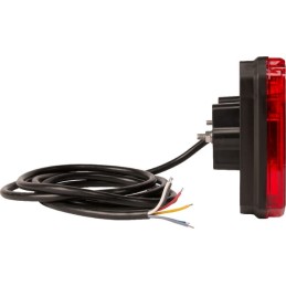 Lampă spate multifuncțională LED stânga dreptunghiulară 12-24V 242x134x36,5mm Kramp
