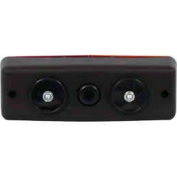 Lampă spate dreptunghiulară 12-24V galben/roșu cu șurub 200x70mm Waś