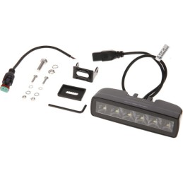 Lampă de lucru indirectă cu LED-uri, 30W, 2880lm, dreptunghiulară, 12/24V, albă, 157x49.7x60mm mufă Deutsch, spot, 6 LED-uri