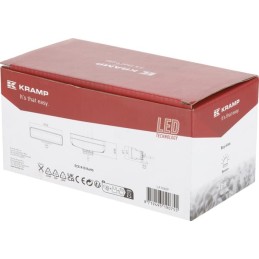 Lampă de lucru indirectă cu LED-uri, 30W, 2880lm, dreptunghiulară, 12/24V, albă, 157x49.7x60mm mufă Deutsch, spot, 6 LED-uri