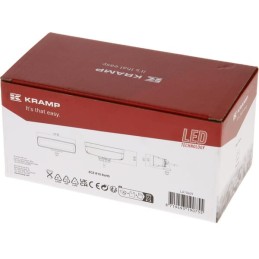 Lampă de lucru indirectă cu LED-uri, 30W, 2880lm, dreptunghiulară, 12/24V, albă, 157x49.7x60mm mufă Deutsch, spot, 6 LED-uri