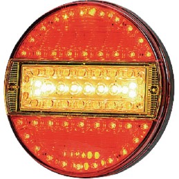 Lampă spate multifuncțională LED rotundă 12-24V diametru 140mm 7 poli Kramp