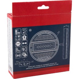 Lampă spate multifuncțională LED rotundă 12-24V diametru 140mm 7 poli Kramp