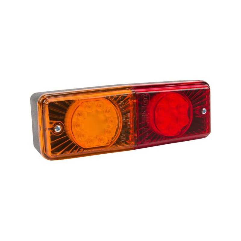 Lampă spate multifuncțională LED dreptunghiulară 12-24V 200x70x60mm 5 poli Kramp