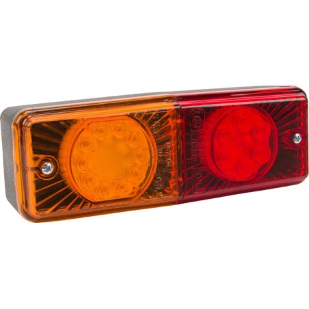 Lampă spate multifuncțională LED dreptunghiulară 12-24V 200x70x60mm 5 poli Kramp