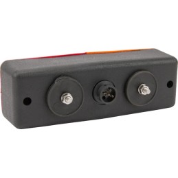 Lampă spate multifuncțională LED dreptunghiulară 12-24V 200x70x60mm 5 poli Kramp