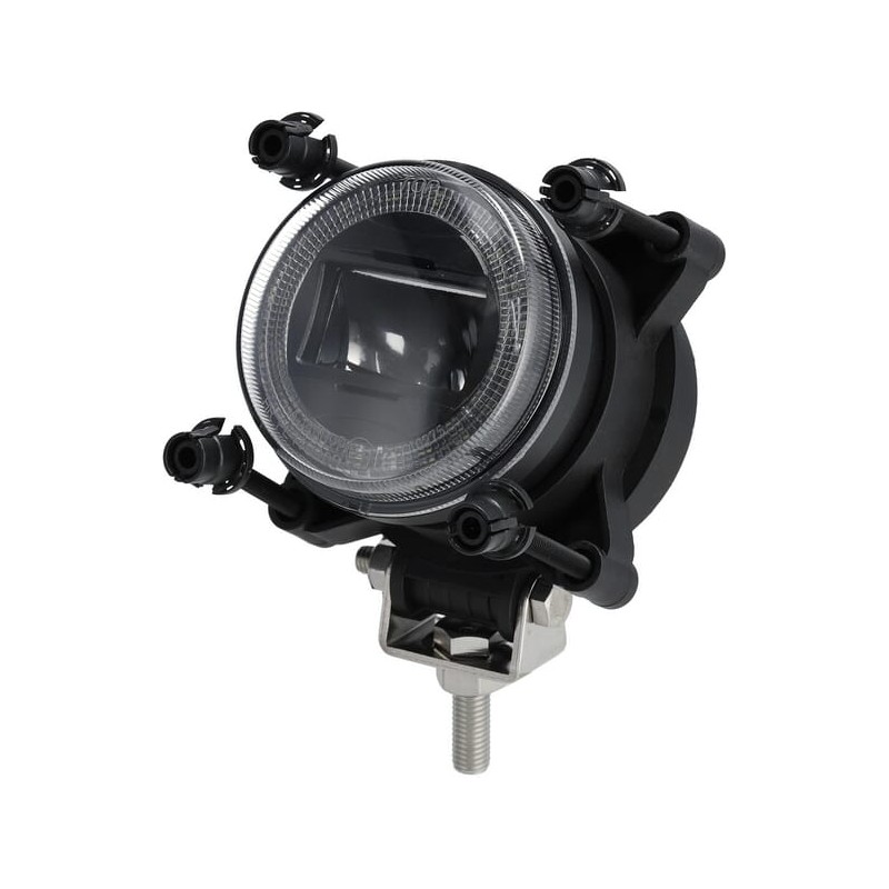 Far LED, 28/18W, rotund, 10-30V, Ø90mm, fază lungă, semnalizare