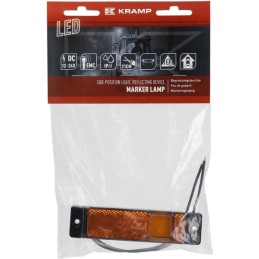Lampă gabarit LED dreptunghiulară 12/24V 130x32x20,5mm Kramp
