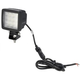 Lumina de lucru LED, 76W, 11970lm, pătrat, 10/30V, 95x77x131mm, Deutsch plug, fascicul de inundații, cap pivotant