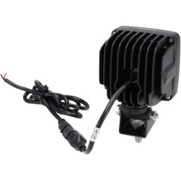 Lumina de lucru LED, 76W, 11970lm, pătrat, 10/30V, 95x77x131mm, Deutsch plug, fascicul de inundații, cap pivotant