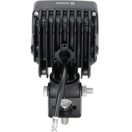 Lumina de lucru LED, 76W, 11970lm, pătrat, 10/30V, 95x77x131mm, Deutsch plug, fascicul de inundații, cap pivotant