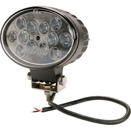 Lampă de lucru LED 36W 2760lm ovală 10/30V 144x85x95mm tip spot 12 LED-uri Kramp