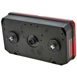 Lampă multifuncțională spate dreapta dreptunghiulară 5 pini halogen 12V sau 24V Kramp