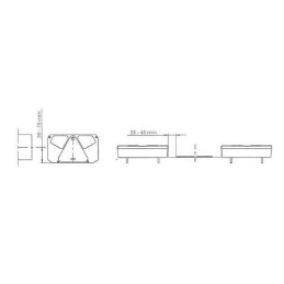 Lampă multifuncțională spate dreapta dreptunghiulară 5 pini halogen 12V sau 24V Kramp